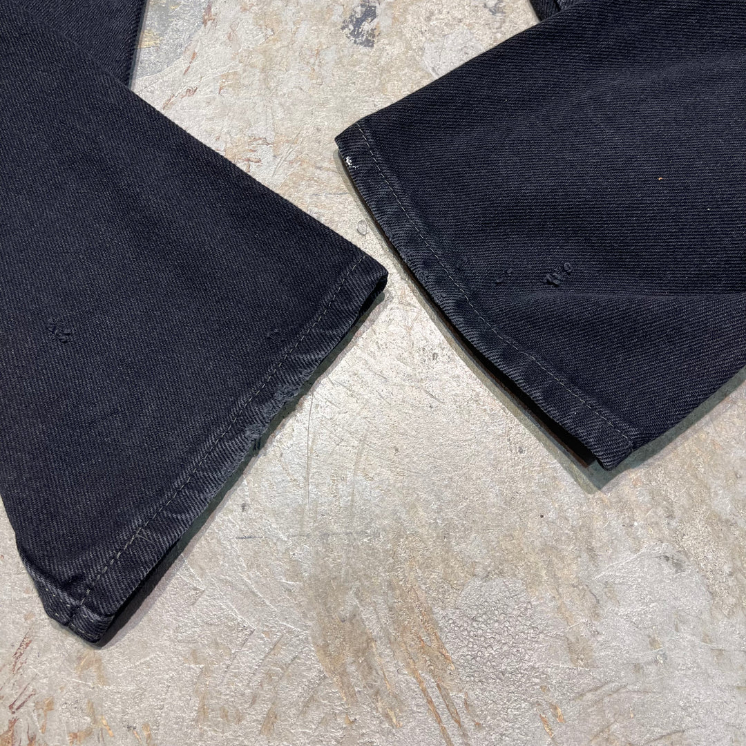 #4767 古着 LEVI’S/リーバイス/505/Black denim pants/ブラックデニムパンツ/サイズ29×32