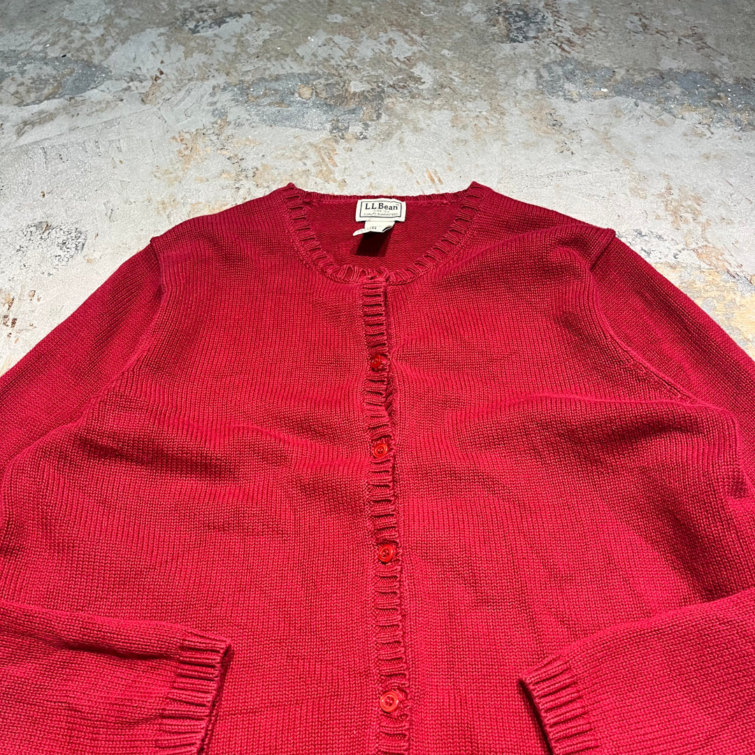 #3386 L.L.Bean/エルエルビーン/CottonknitCardigan/コットンニットカーディガン/サイズWomens L