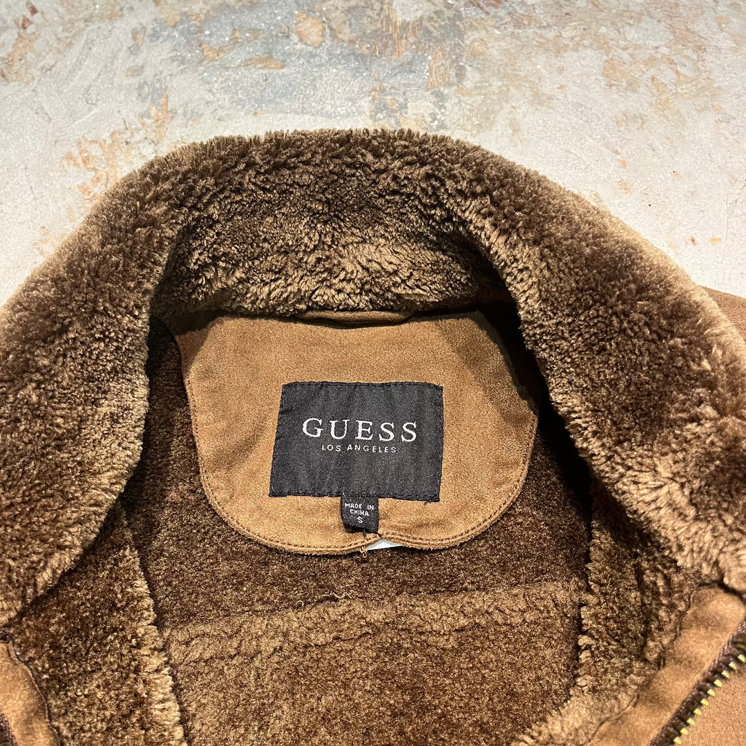 #3121 古着 GUESS/ゲス/Zip Up Shearling Jacket/ジップアップシアリングジャケット/サイズS