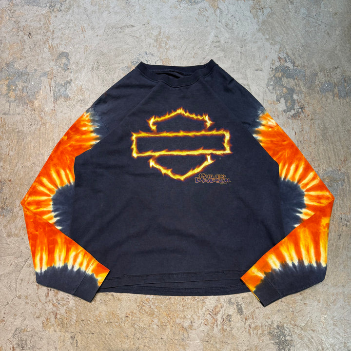 古着 Harley-Davidson/ハーレーダビッドソン/ プリントロングTシャツ/ M相当