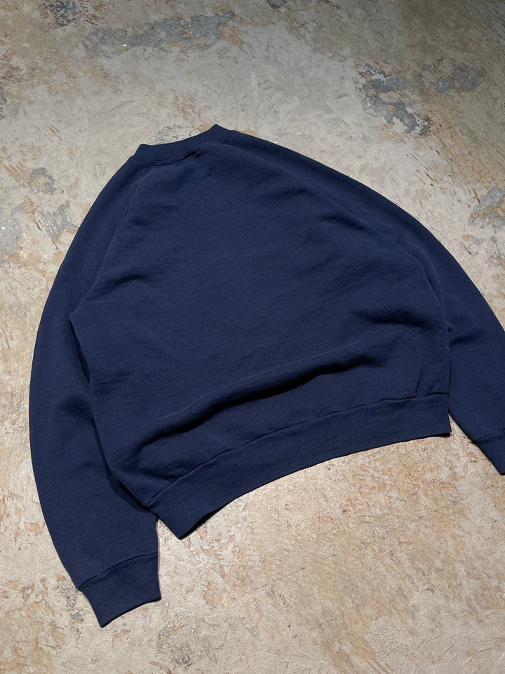 #4110 古着 90's FRUIT OF THE LOOM/フルーツオブザルーム/Crew Neck Sweat Shirt/クルーネックスウェット/MADE IN USA/ラグランスリーブ/サイズM