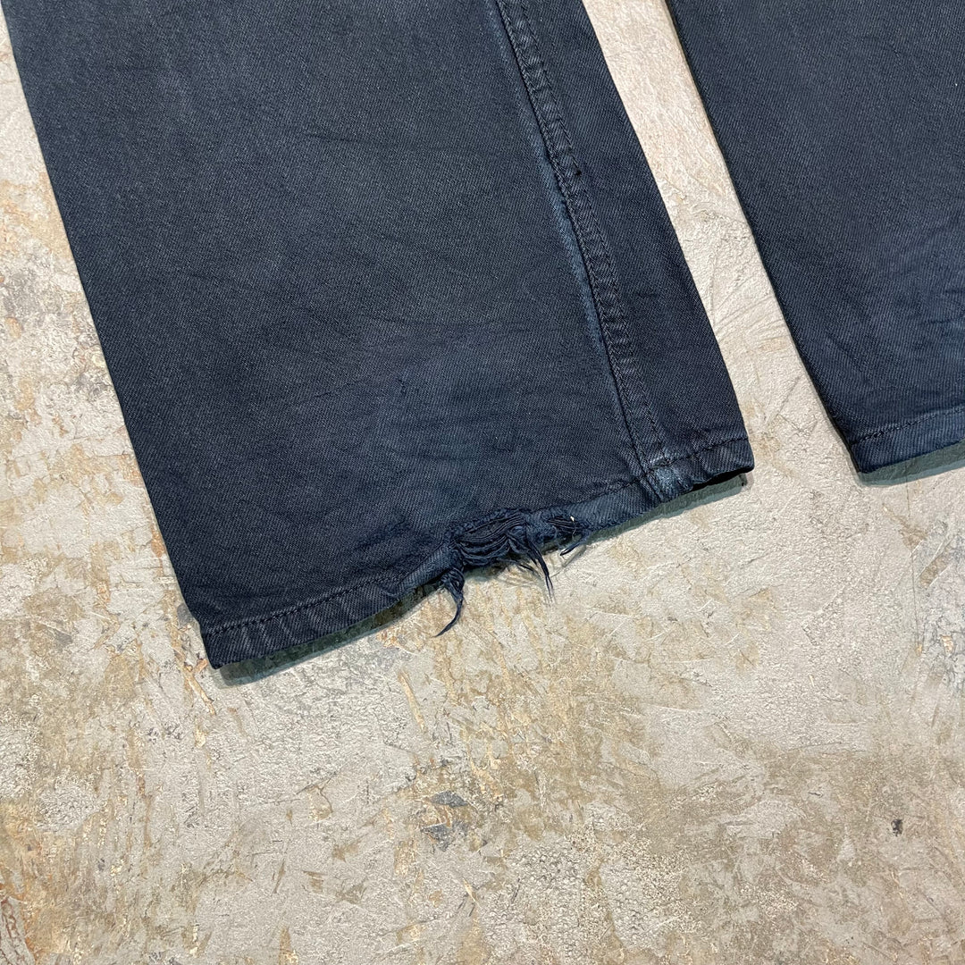 #4771 古着 LEVI’S/リーバイス/501/Black denim pants/ブラックデニムパンツ/パキスタン製/後染め/サイズ34×34