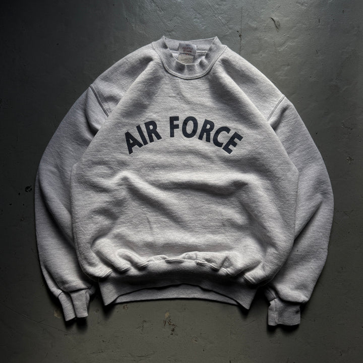 古着 JERZEES/ ジャージーズ/ クルーネックスウェット/ AIR FORCE/ 米空軍/ サイズM