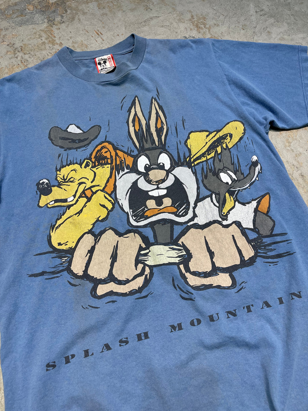 #MA180 古着 USA製 90's Disney/ディズニー/ SPLASH MOUNTAIN / スプラッシュマウンテン / ヴィンテージ プリントTシャツ/サイズL