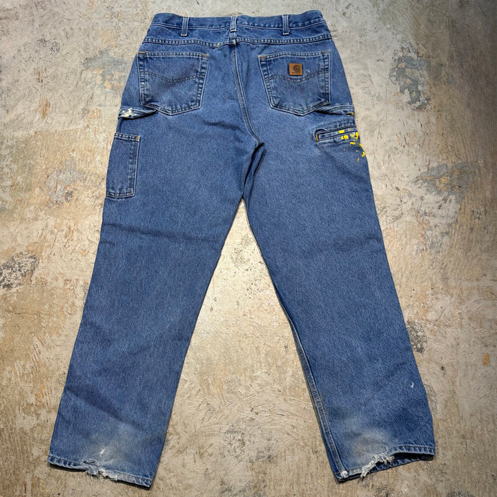 古着 Carhartt/カーハート/デニムペインターパンツ/実寸サイズ34×31