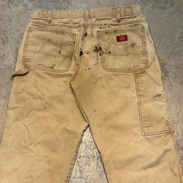 古着 Dickies/ディッキーズ/ダック地ペインターパンツ/実寸サイズ33×30