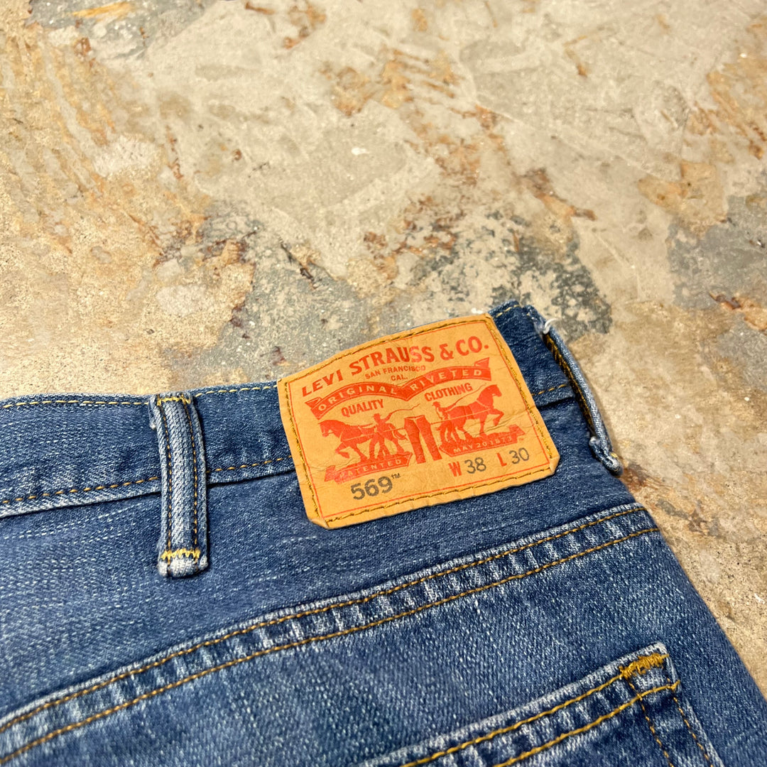 古着 Levi's/リーバイス/Denim Pants/デニムパンツ/569/実寸サイズ38×30