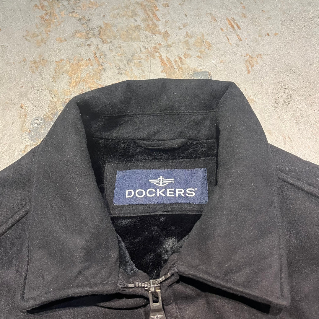 #3123 古着 DOCKERS/ドッカーズ/Zip Up Shearling Jacket/ジップアップシアリングジャケット/サイズL