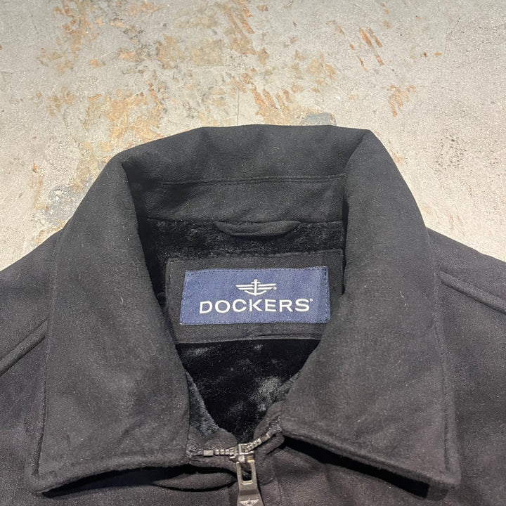 #3123 古着 DOCKERS/ドッカーズ/Zip Up Shearling Jacket/ジップアップシアリングジャケット/サイズL