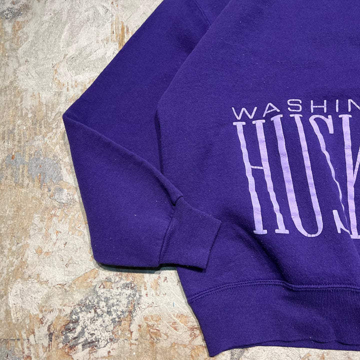 #3967 古着/Russell/ラッセル/Crewneck sweat/クルーネックスウェット/WASHINGTON HUSKIES/MADE IN U.S.A/サイズM