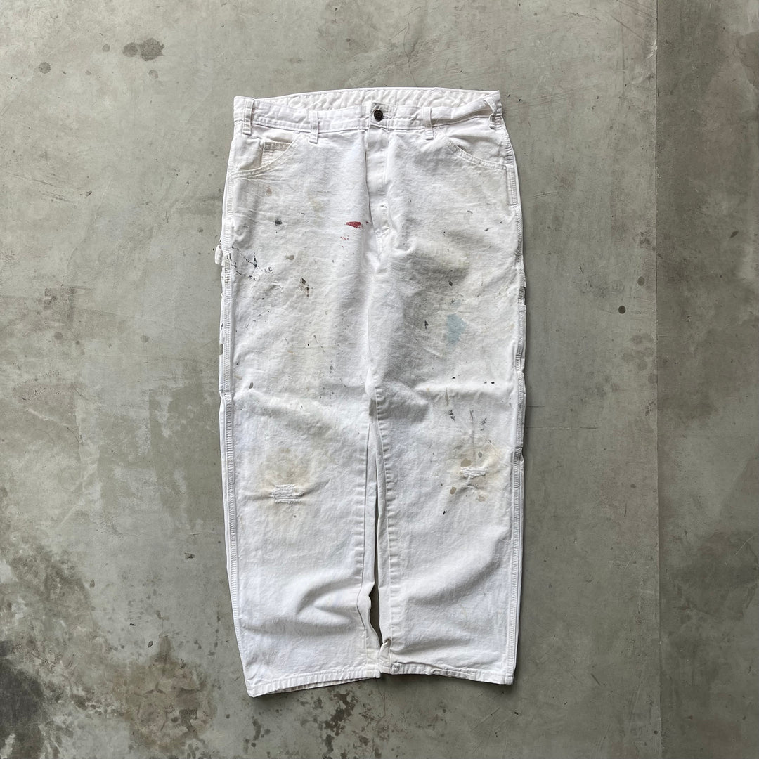古着 Dickies×SHERWIN WILLIAMS/ディッキーズ× シャーウィン・ウィリアムズ/ ペインターパンツ / 企業ロゴ/ 実寸サイズ34×29
