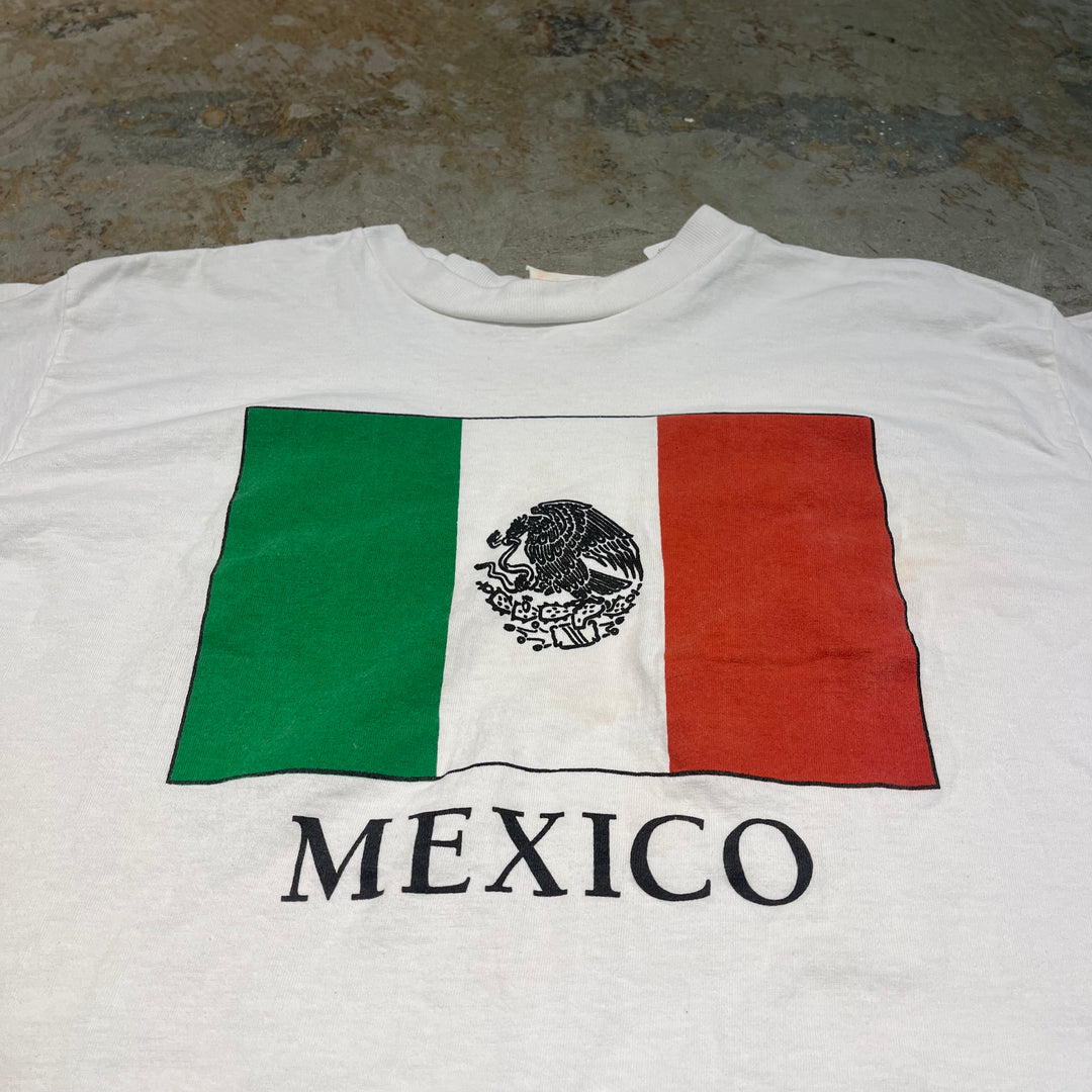 古着 MEXICO/メキシコ/ヴィンテージ シングルステッチ プリントTシャツ/サイズXL相当