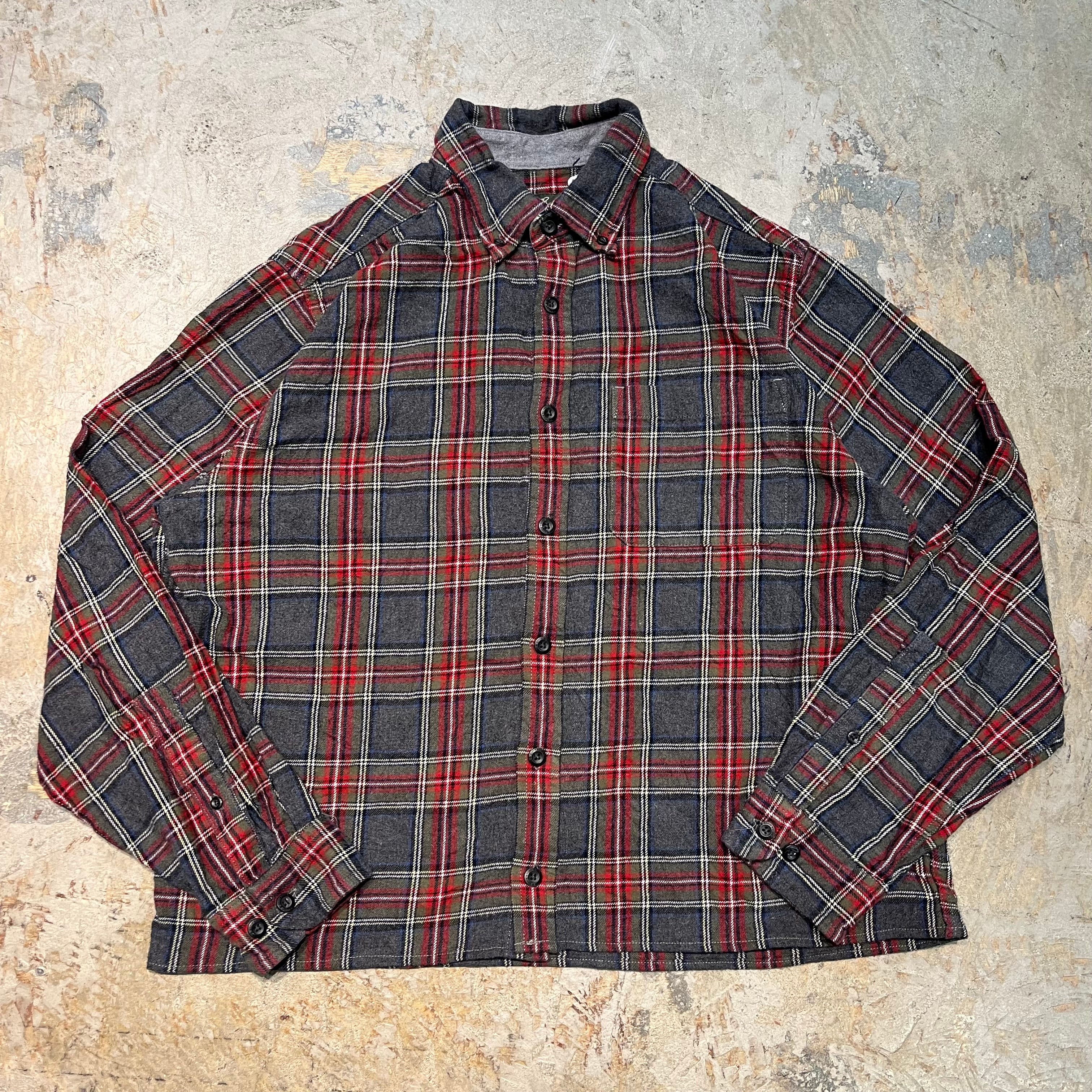 【あいうえお】エディバウアー　チェックパターンボンバージャケット あいうえお】エディバウアー チェックパターンボンバー