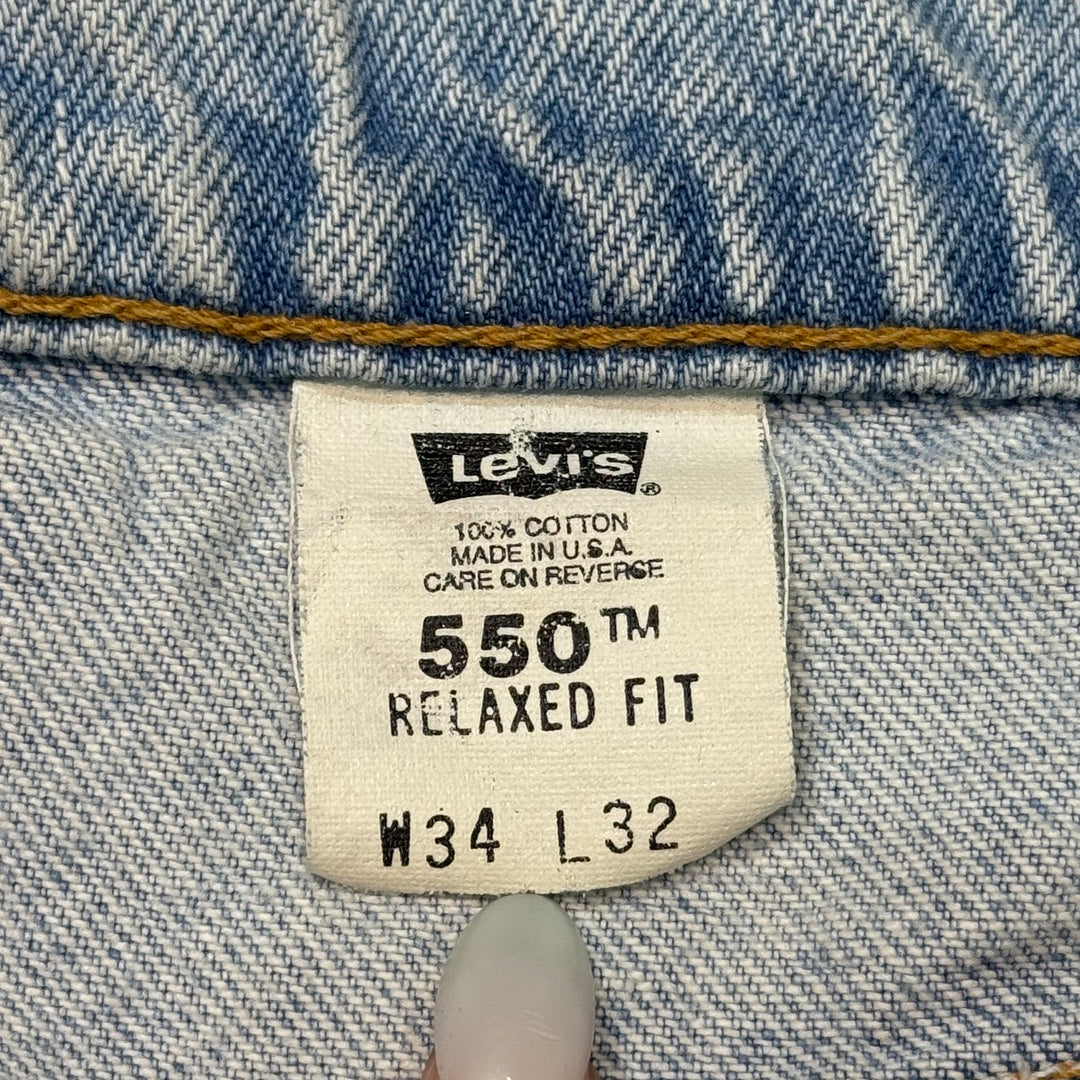美國97年的Levi/ Levi/牛仔褲/ 550/實際尺寸31 x 31 31