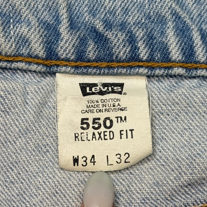 美國97年的Levi/ Levi/牛仔褲/ 550/實際尺寸31 x 31 31