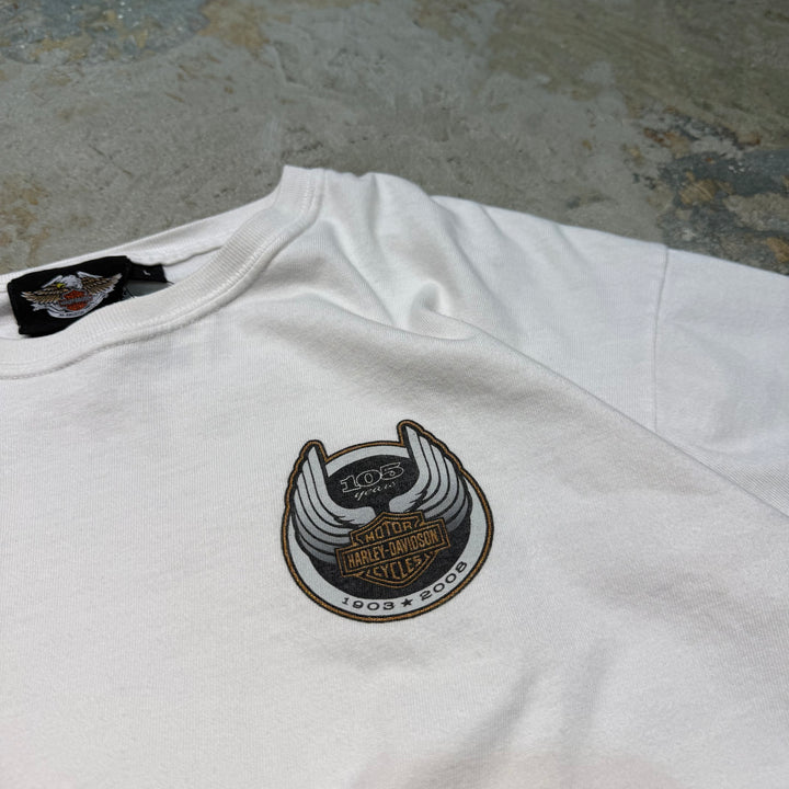 古着 USA製 Harley-Davidson/ハーレーダビッドソン/ プリントTシャツ/ サイズL