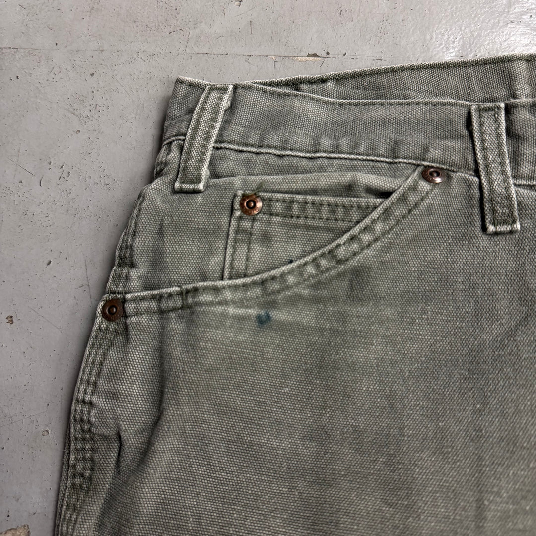 古着 Dickies/ディッキーズ/ダック地ペインターパンツ/実寸サイズ32×31