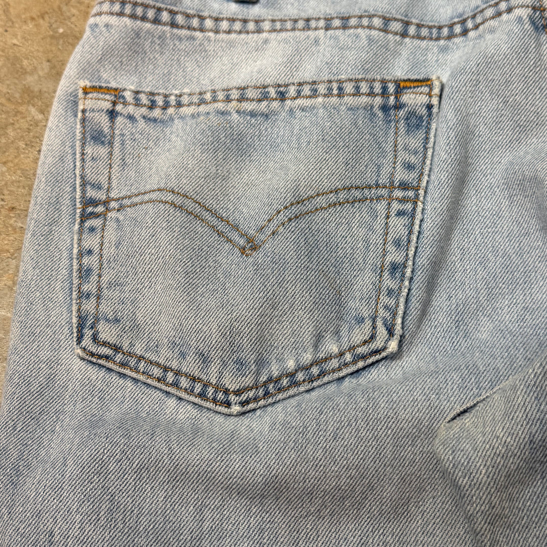 旧衣USA制00's Levi's/李维斯/ Denim Pants/牛仔短裤/ 550/实际尺寸33×33