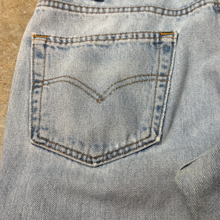 旧衣USA制00's Levi's/李维斯/ Denim Pants/牛仔短裤/ 550/实际尺寸33×33