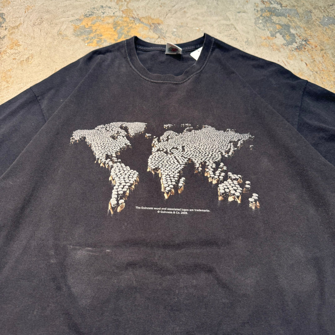Used clothing FRULT OF THE LOOM/ Fruit of the Room/ GUINNESS/ Guinness Beer/ Printed T-shirt/ Size XL