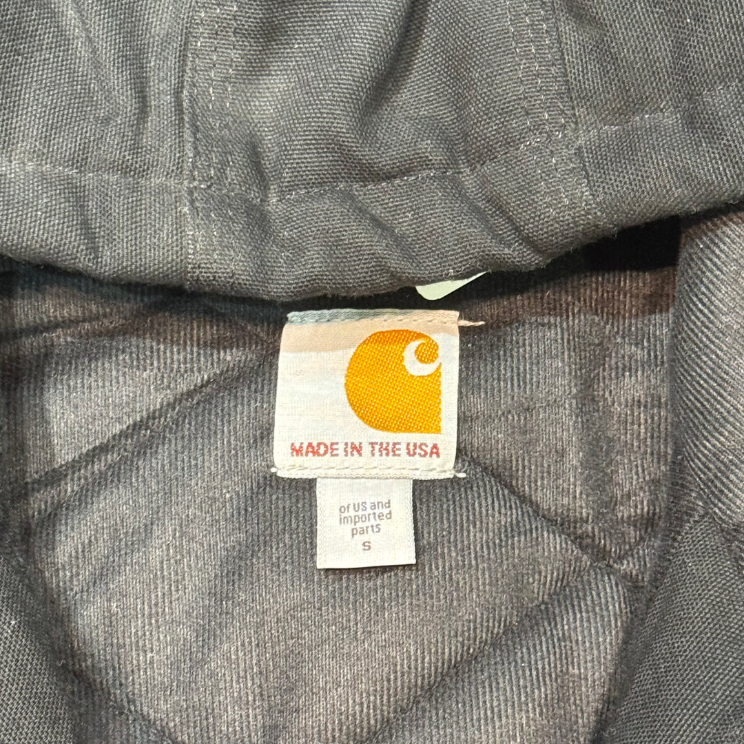 古着 USA製 Carhartt/ カーハート/ アクティブジャケット/ ダック地/ 裏地キルティング/ サイズS