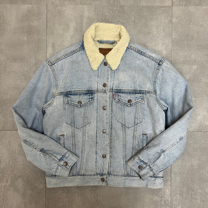 #1837 Old clothes/Levi's/Denim boa jacket/Size M equivalent