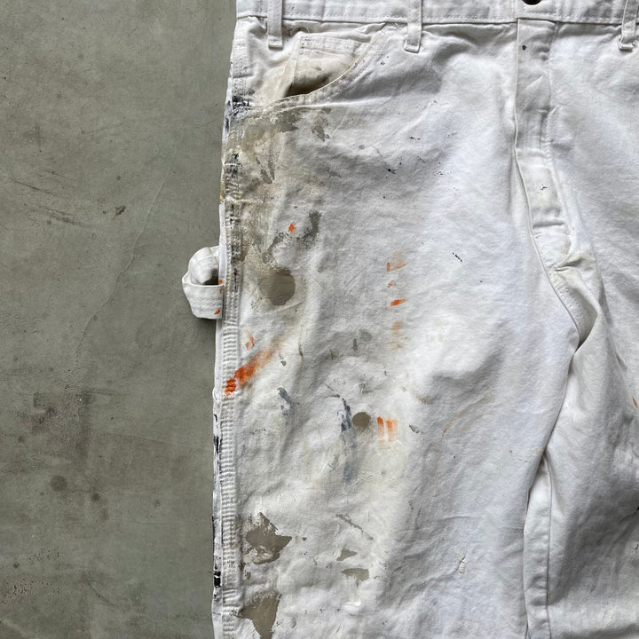 古着 Dickies×SHERWIN WILLIAMS/ディッキーズ× シャーウィン・ウィリアムズ/ ペインターパンツ / 企業ロゴ/ 実寸サイズ36×34