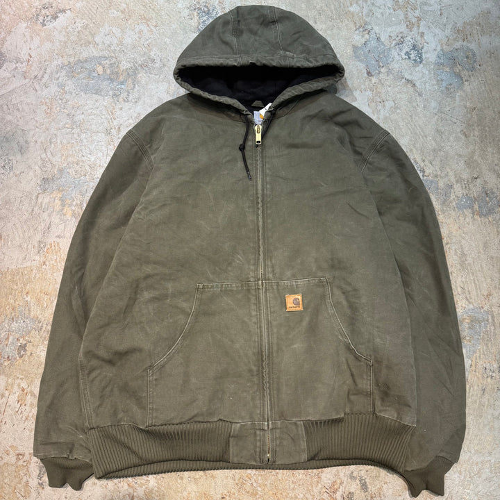 古着 Carhartt/ カーハート/ アクティブジャケット/ ダック地/ 裏地キルティング/ サイズXL