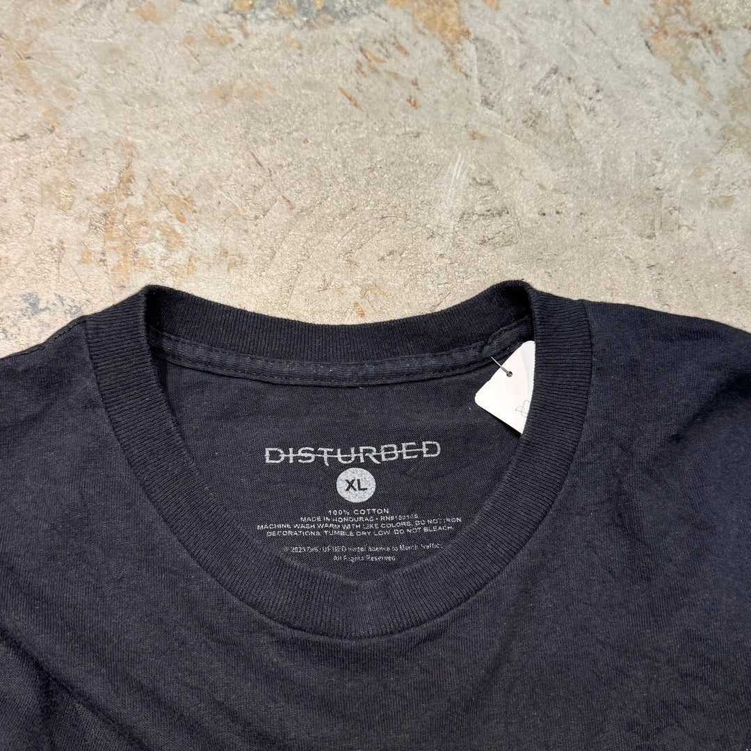 古着 DISTURBED/ ディスターブド/ アーティストTシャツ/サイズXL