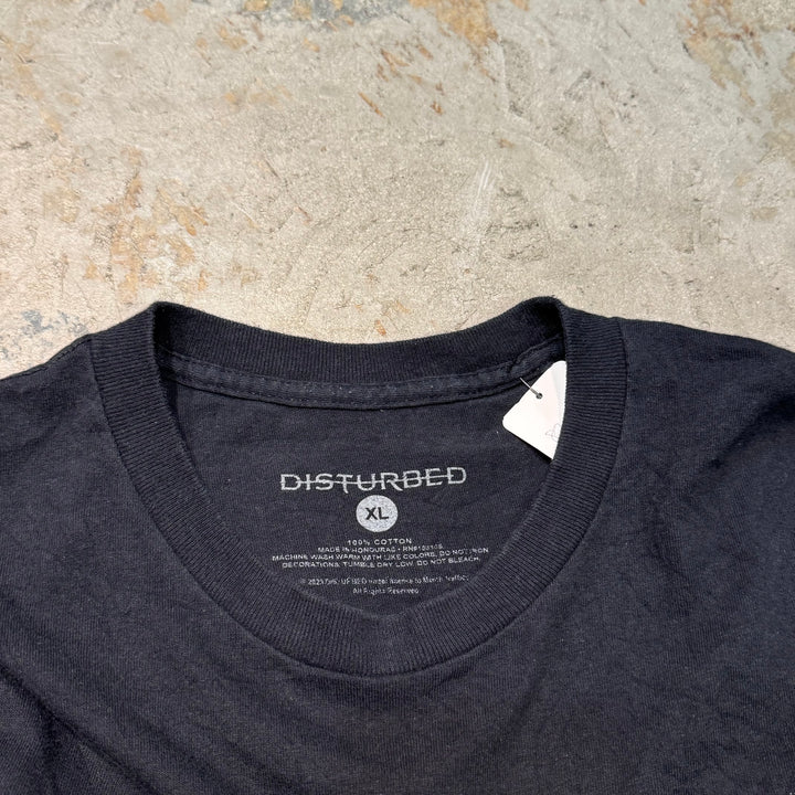 古着 DISTURBED/ ディスターブド/ アーティストTシャツ/サイズXL