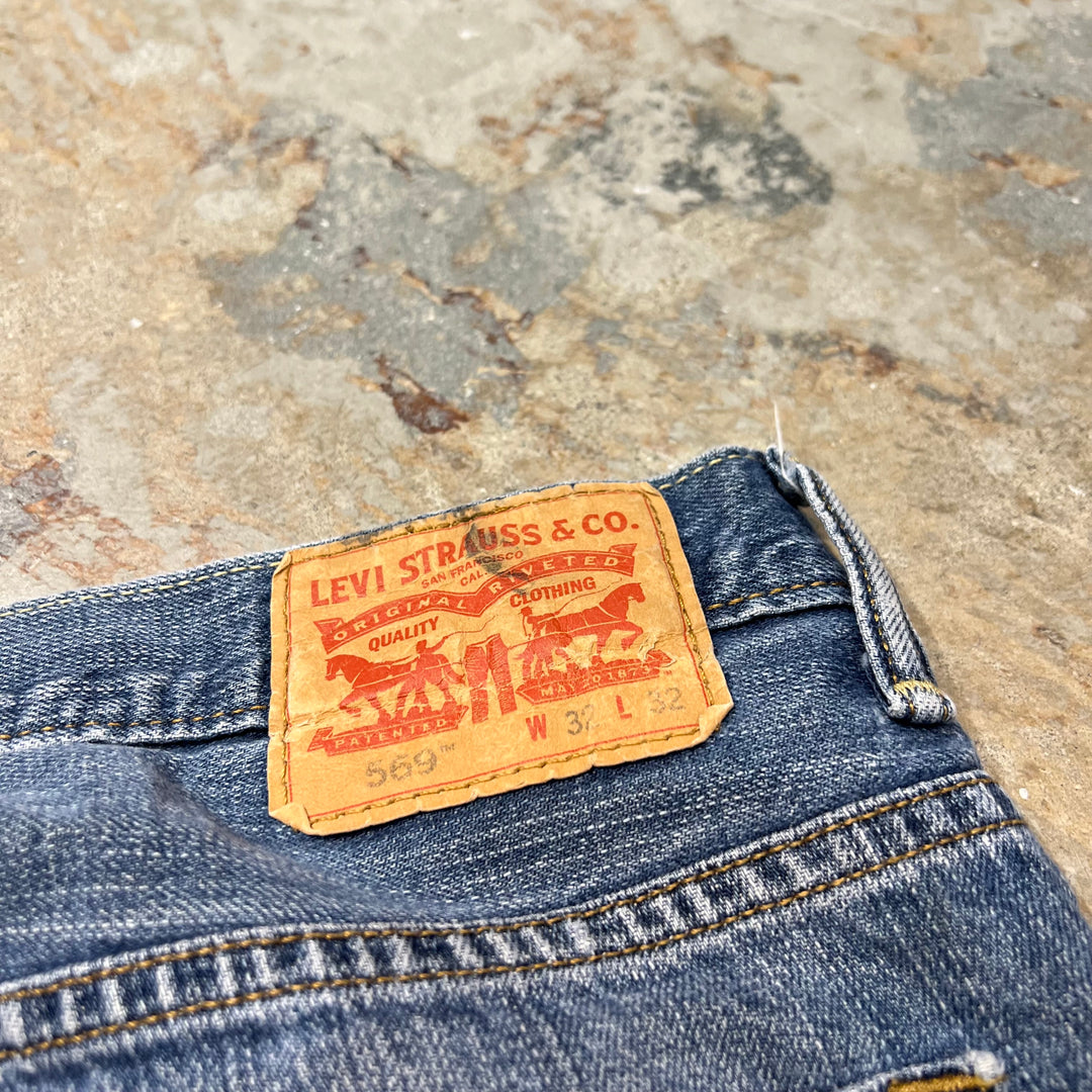 古着 Levi's/リーバイス/Denim Pants/デニムパンツ/569/実寸サイズ33×30