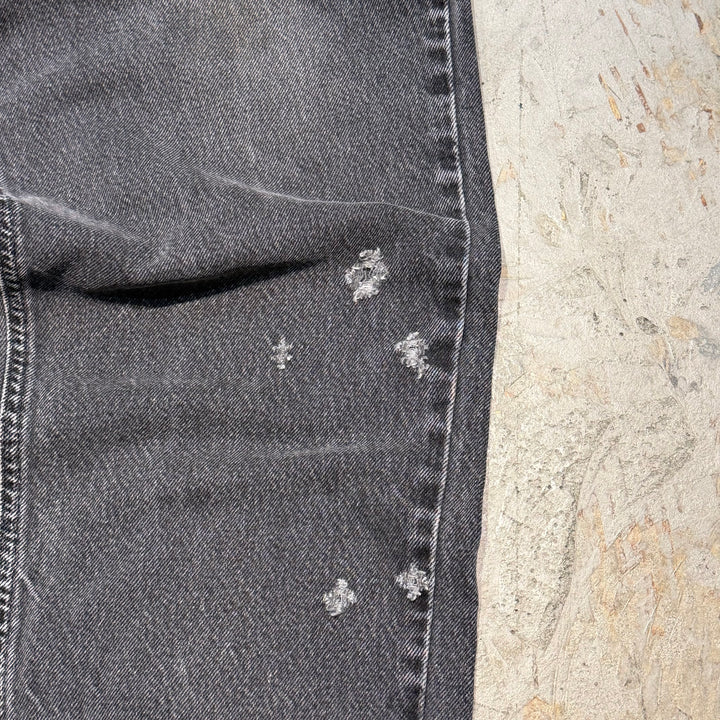 古着 USA製 Carhartt/ カーハート/ ブラックデニムパンツ/ 実寸サイズ36×32