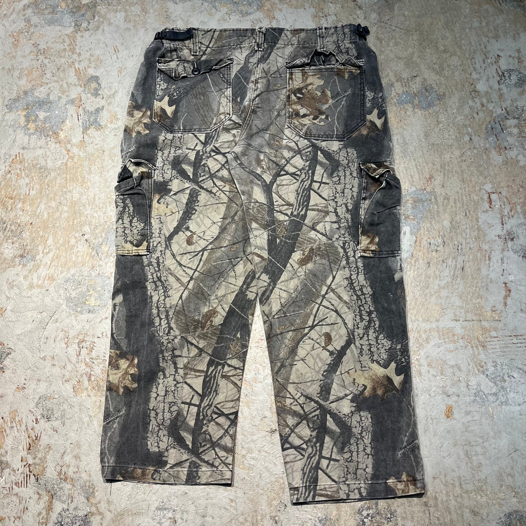 #4219 古着 Unknow/ Duck real tree work Pants/ダック地 リアルツリーワークパンツ/MADE IN U.S.A/リアルツリー柄/サイズXL