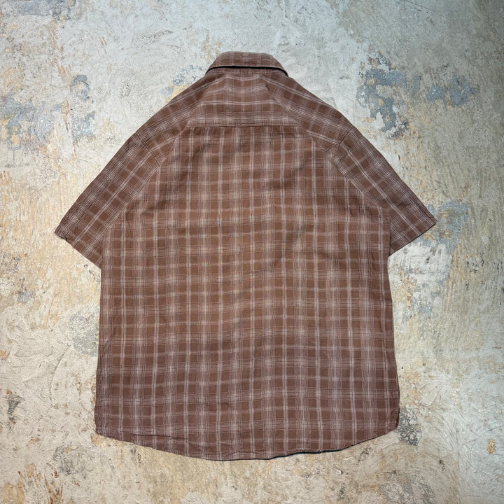 Used clothing Columbia/ Columbia/ Short sleeve shirt/ Checkered pattern/ Size L
