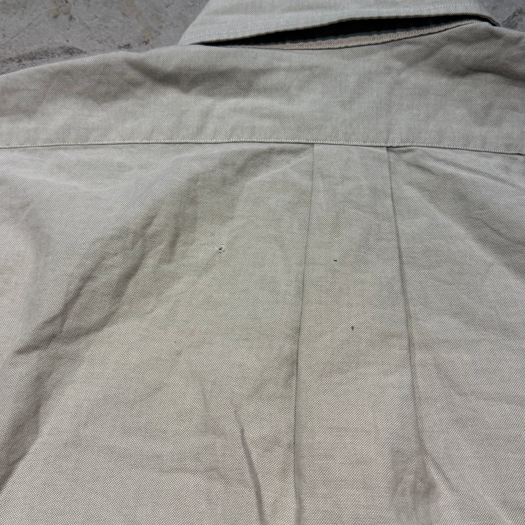 古着 USA製 90's L.L.Bean/エルエルビーン/無地/長袖シャツ/サイズL相当