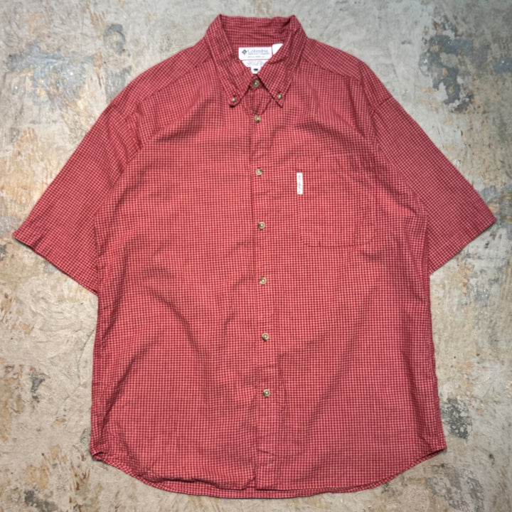Used clothing Columbia/ Columbia/ Short sleeve shirt/ Checkered pattern/ Size L