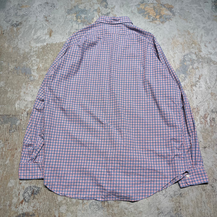 #4412 古着 Ralph Lauren/ラルフローレン/Long Sleeve Shirt/長袖シャツ/Check/チェック/REGENT/サイズXL