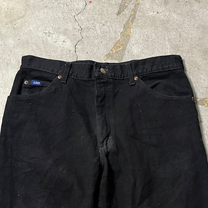 #4200 古着　Lee/リー/Black Denim Pants/ブラックデニムパンツ/サイズ33×32