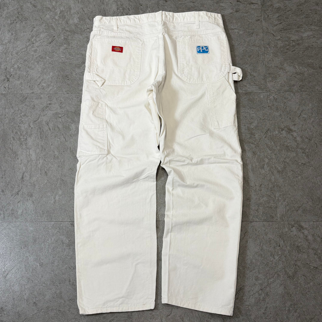 古着 Dickies×PPG ディッキーズ×ピーピージー ペインターパンツ 実寸サイズ37×29