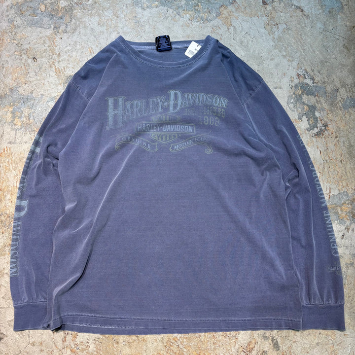古着 Harley-Davidson/ハーレーダビッドソン/ プリントロングスリーブTシャツ/ サイズL
