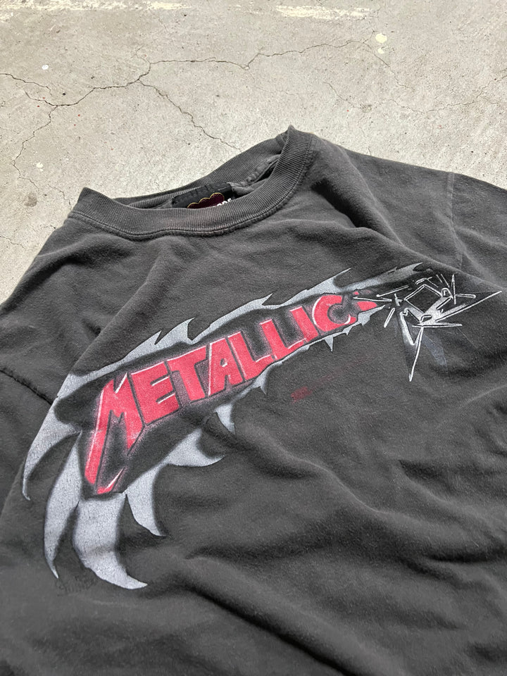 #MA53 古着 METALLICA/メタリカ/バンドTシャツ/プリント Tシャツ/サイズM相当