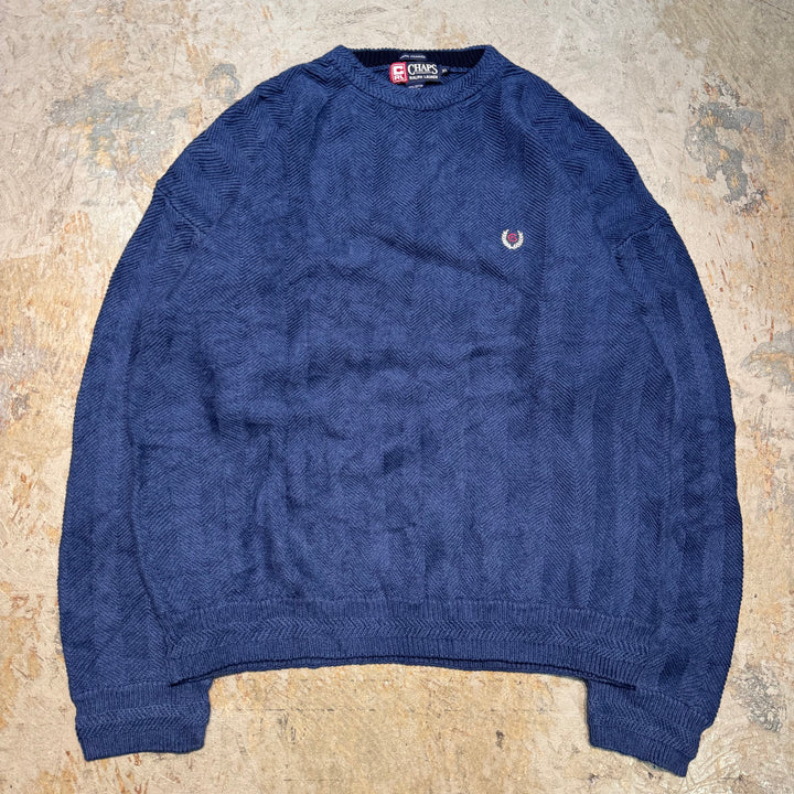古着 CHAPS/ チャップス/ クルーネックニットセーター/ サイズXL