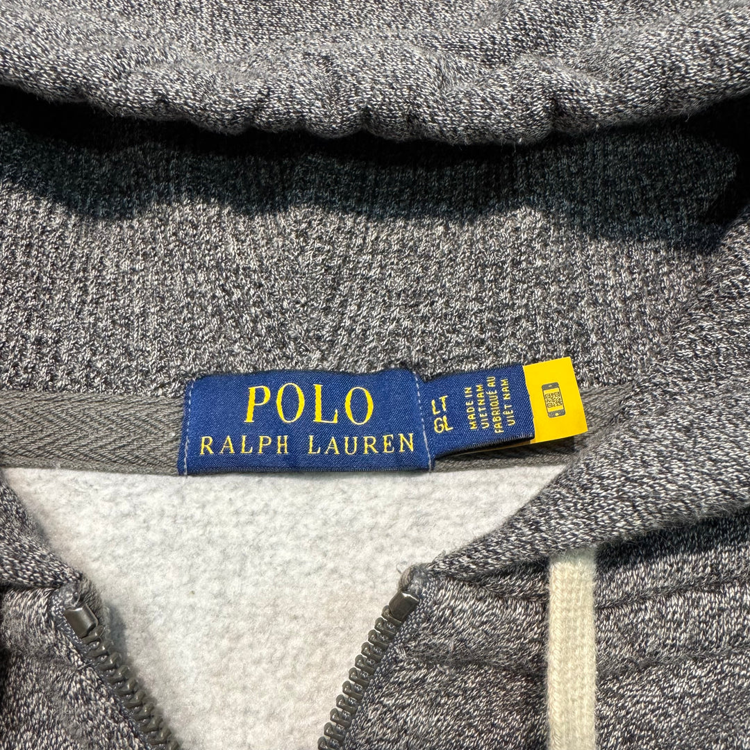 古着 POLO by Ralph Lauren/ ポロラルフローレン/ジップアップパーカー/ダブルフェイス/サイズL