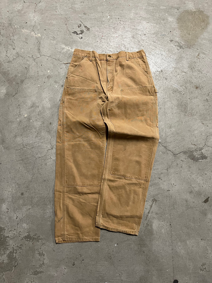 #MA07 古着 96's Carhartt/カーハート/ Duck Painter Pants/ダック地 ペインターパンツ/ワークパンツ/実寸サイズ35/31