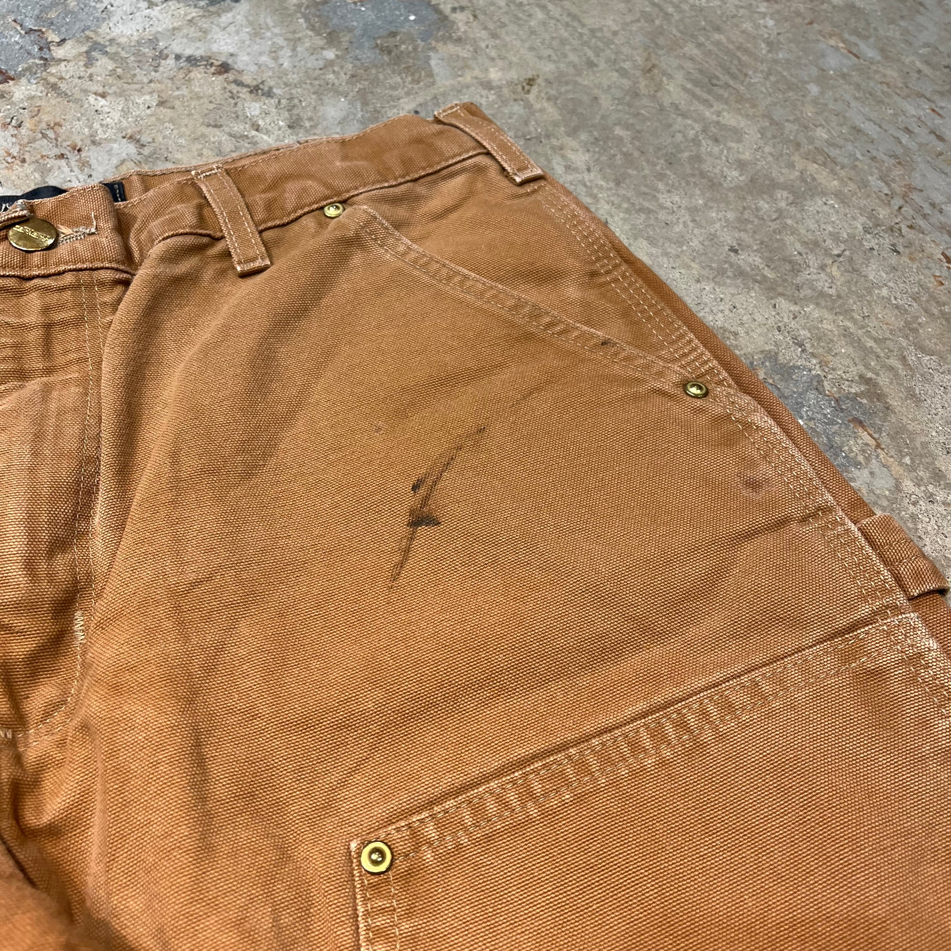 ［値下げ！］USA製carharttカーハート ダブルニーペインターパンツ古着 古着 USA製 Carhartt/ カーハート/ ダブルニーペインターパンツ