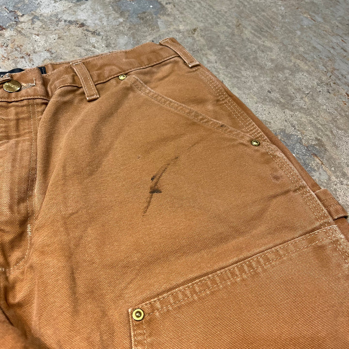 美國製造的二手服裝Carhartt/ Double Knee Painter褲子/實際尺寸30 x 29