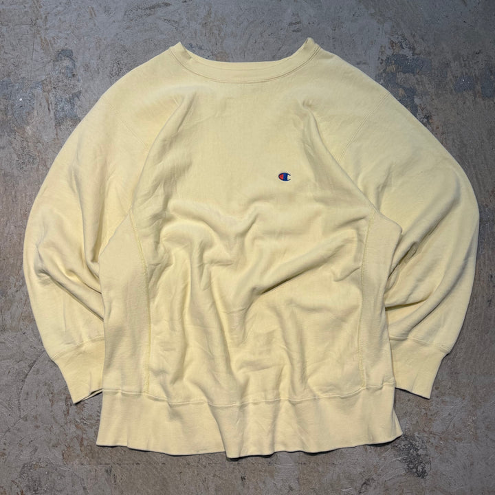 古着 USA製 80's Champion/ チャンピオン/リバースウィーブ/ クルーネックスウェット/ 目あり/サイズXL