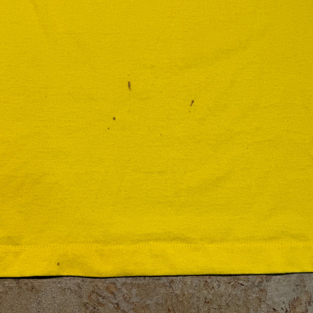 Used clothing Made in USA 90's FRUIT OF THE LOOM/ Fruit of the Room/ Printed T-shirt/ Single stitch/ Size XXL