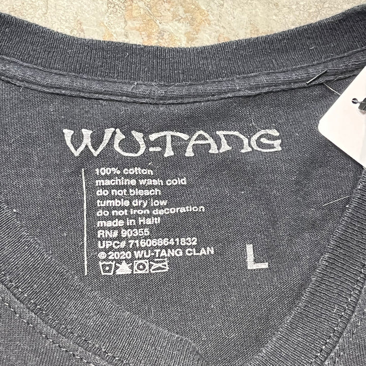 Used clothing WU-TANG CLAN/HIPHOP/printed T-shirt/Size L
