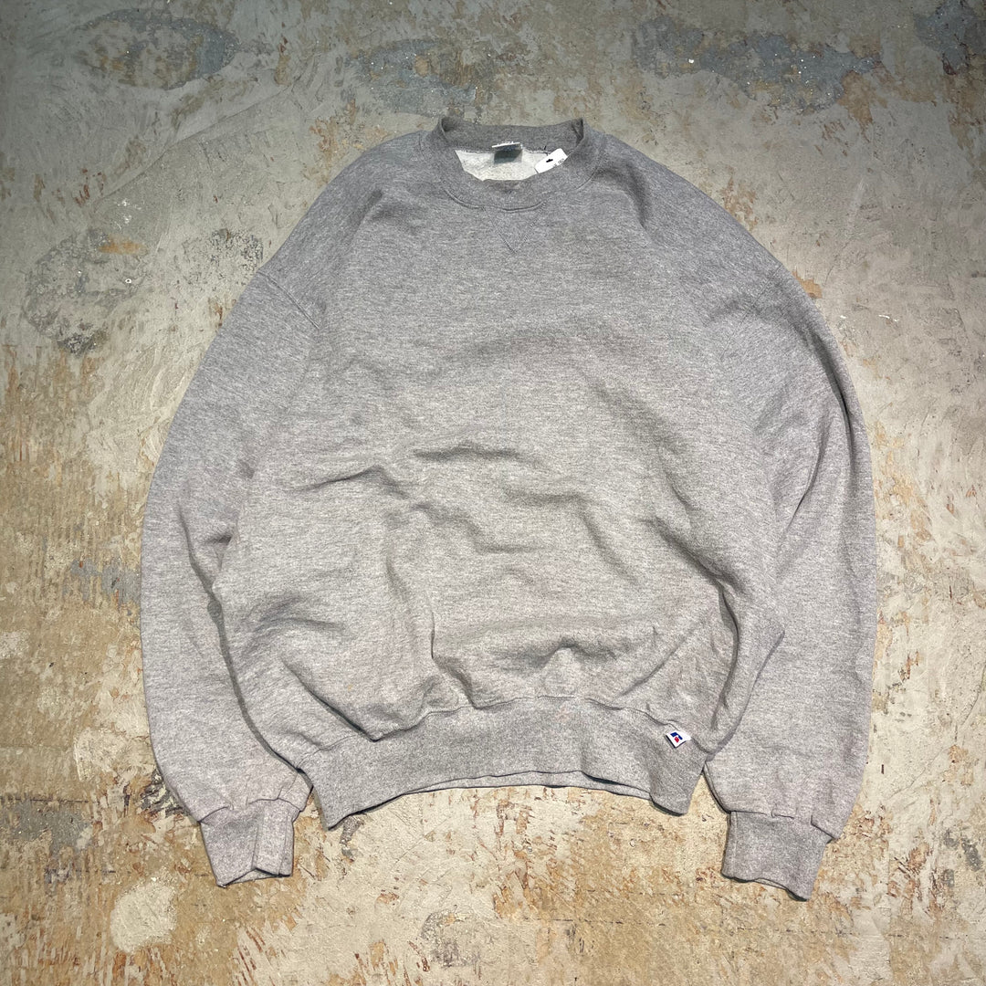 #3514 古着/Russell/ラッセル/Crewneck sweat/クルーネックスウェット/無地/サイズXL